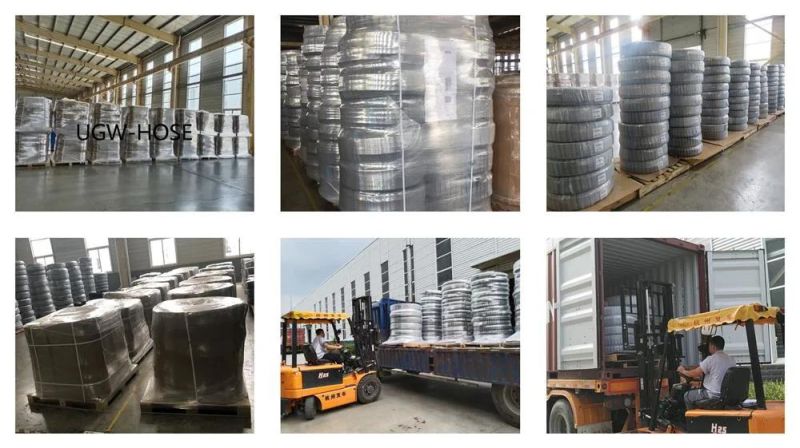 Ugw 6000psi 2sn Hydraulic Rubber Hose and Fittings Assembly for Heavy Machinery Operation