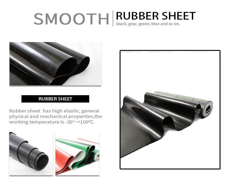 China Wholesale Custom High Quality Black Industrial ESD NBR Cr EPDM SBR Rubber Sheet Mat