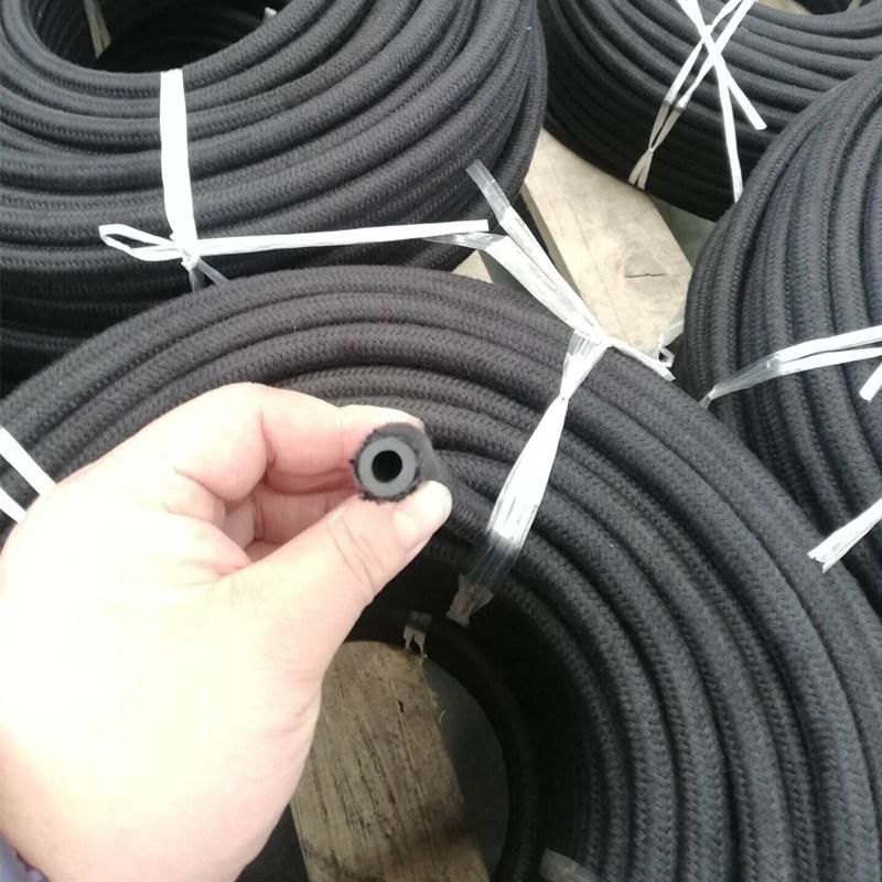 1/4 Inch Flexible Black Nylon Braided Fuel Hose for Automotive
