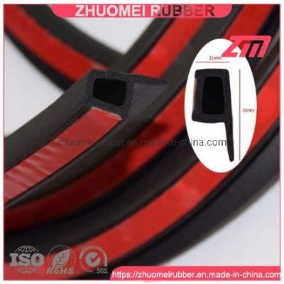P Type Soundproof Car Door Noise Sealing Strip