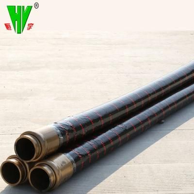 Direct Source 6 Inch Pump Rubber Hose Steel Wire Spiral Large Diameter Concrete Rubber Hose