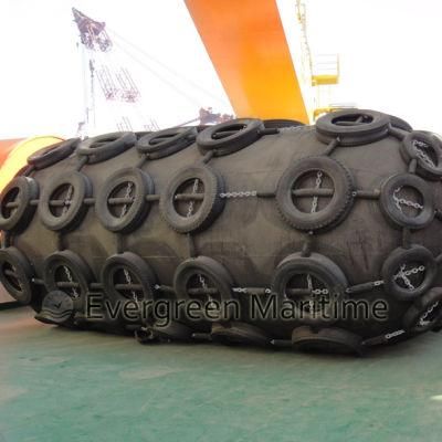 D=3000mm EL=5000mm Yokohama Floating Pneumatic Fenders/ Sling Type and Tire Net