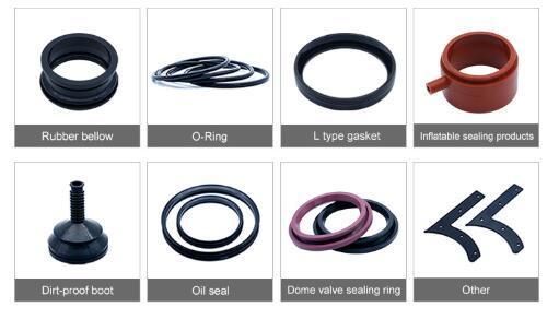 Rubber Gaskets & Seals Black Neoprene Blend Flange Gasket