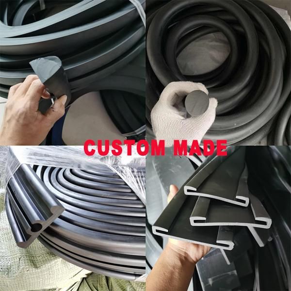 Aging Resistance Flocked Car Door Rubber Seal Strip