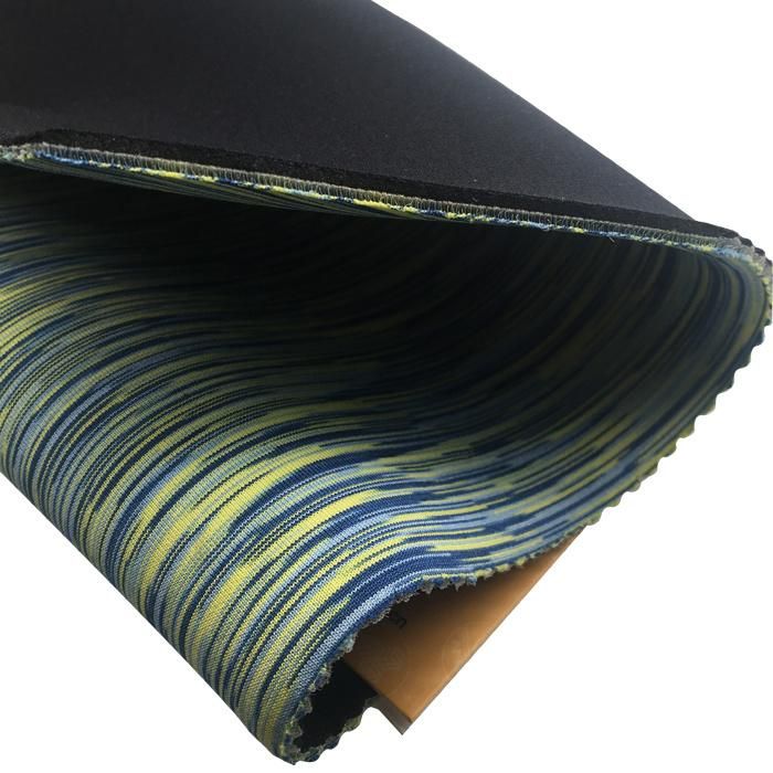 Shockproof Breathable Sandwich Fabric Black SBR SCR Cr Neoprene