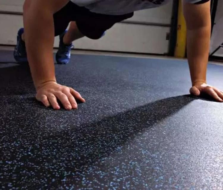 1000mmx 1000mmx 20mm Rubber Gym Flooring/Crossfit Rubber Flooring