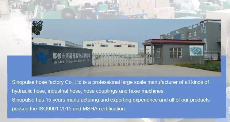 High Quality Smooth Air Hose Rubber Hose with ISO9001 Certification