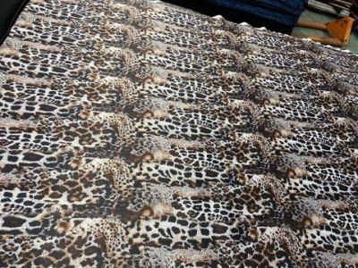 Fashion Leopard Printing Soft Fabrics Sponge Neoprene for Tote Bags