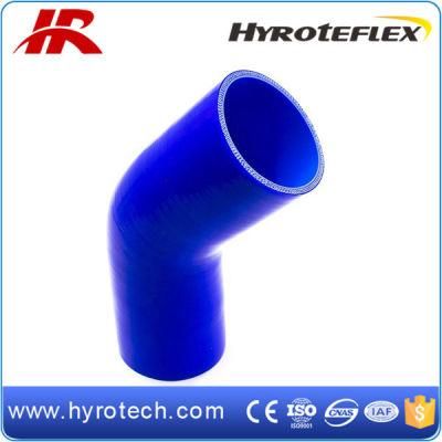 Blue 45 Elbow Reducer Silicone Automotive Rubber Hose