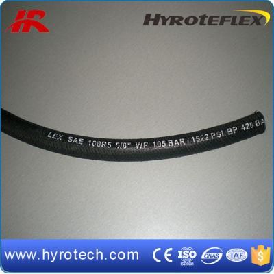 Wire Braid and Fiber Reinforced Textile Cover Rubber Hose SAE 100r5