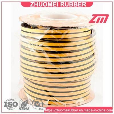 D/P/E Type Adhesive EPDM Rubber Gasket Sealing Profile