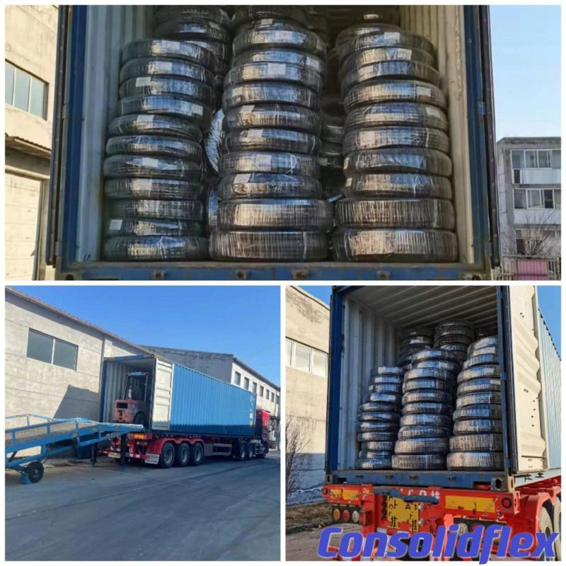 Consolidflex En853 DIN10 2sn 3/8" High Pressure Hose Hydraulic Rubber Hose