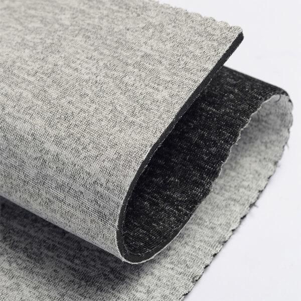 Unique 2.5mm Melange Grey Neoprene Lycra Fabric for Medical Supports
