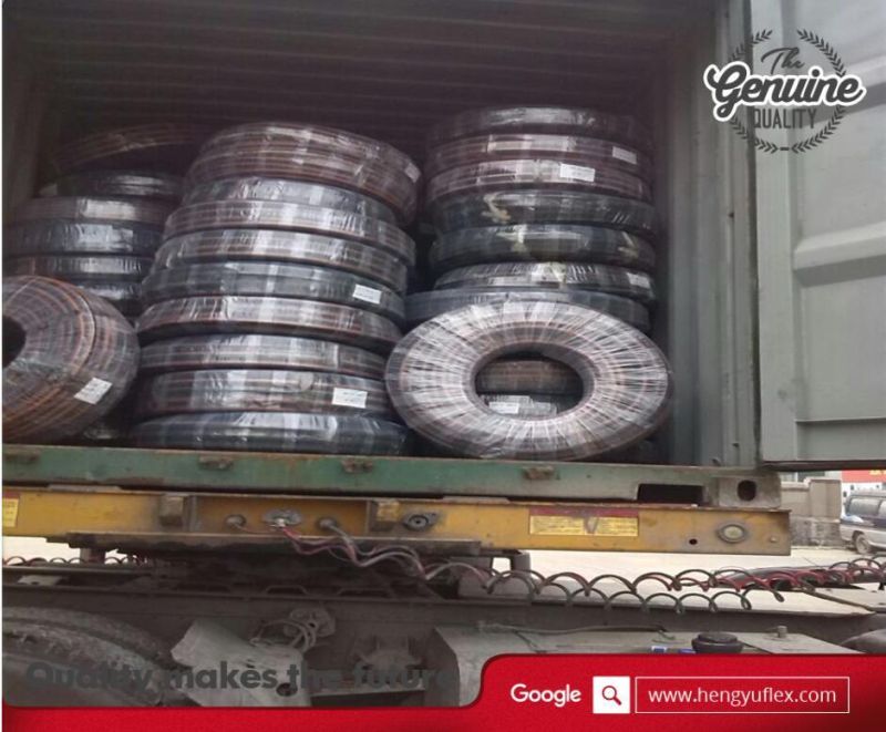 SAE R17 Flexible Weather Resistant Synthetic Rubber Hydraulic Hose