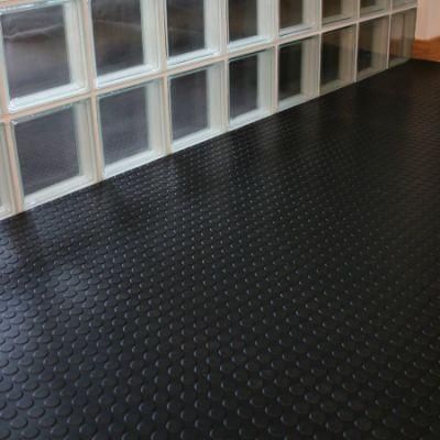 Antislip Rubber Sheet DOT Insulation Material, Round Coin Rubber Floor, Circular Stud Rubber Mats