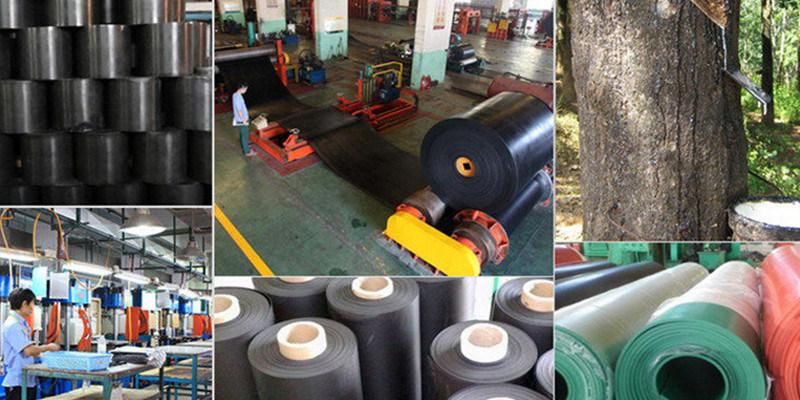 Fire Retardation 1.3-1.7g/cm3 Industrial Neoprene Rubber Sheet Rubber Mat Gaskets