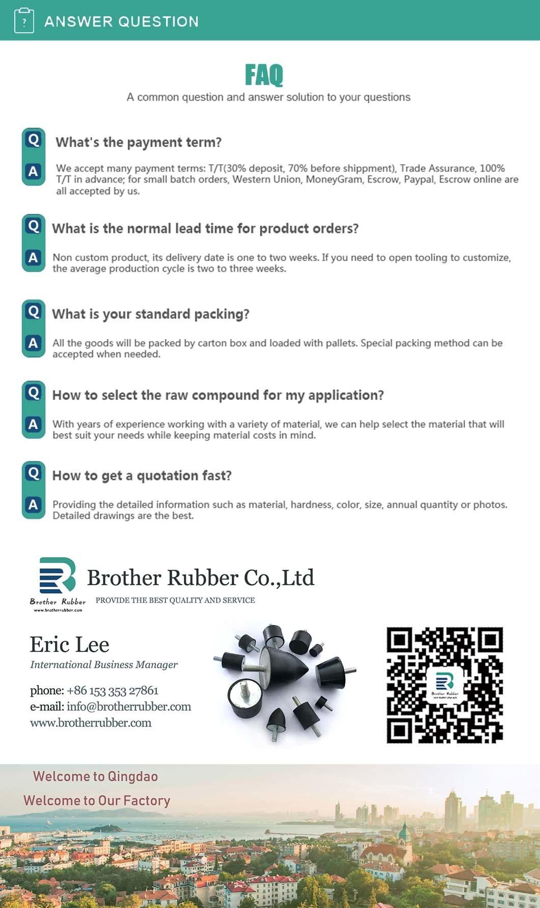 Custom Flexible Polyurethane Rubber Anti Vibration Car Jack Pad