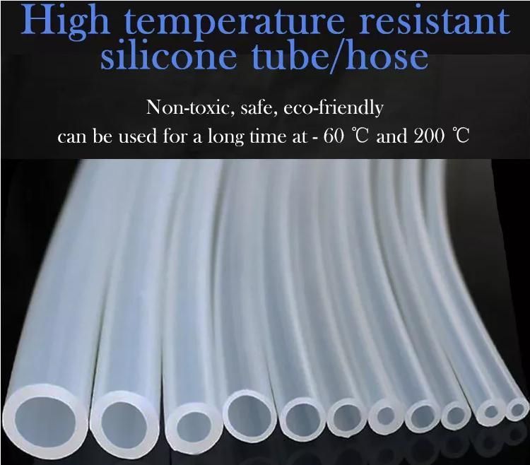 Medical Grade 15mm Wholesale 6mm Heat Resistance Thin Tubing Food Grade Water Dispenser Medical 20mm Hose Silicone Rubber Tube