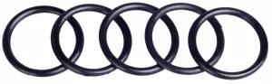 High-End Black Brown Red White Customized Standard and Nonstandard Rubber O Shape Seal Ring O-Ring Nok OEM