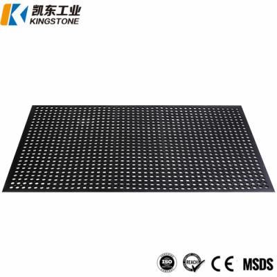 Commercial Rubber Mat with Drainage Holes, Kitchen Rubber Floor Mat 1200*2000