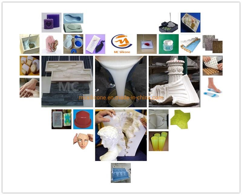 Condensation Cure Mould Making Liquid RTV2 Silicone Rubber for Gypsum Decorations