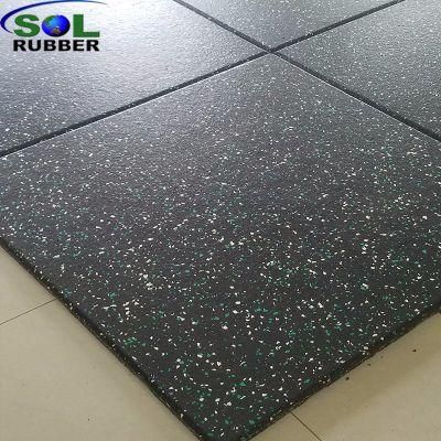 Sol Rubber Commercial Gym Fitness Rubber Tile Rubber Floor