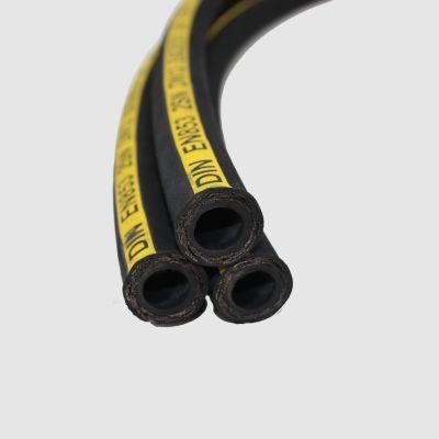 Ce Certified One and Two Wire Braid 1sc 2sc Hydraulic Rubber Hose