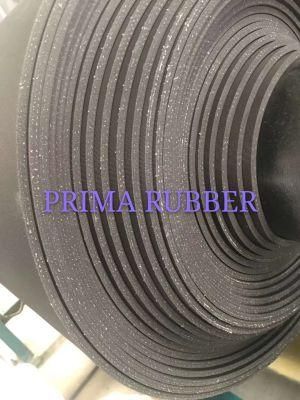 Black SBR Rubber Sheet with Fabric Inserted and Cloth Finish From China Professional Manufacturer