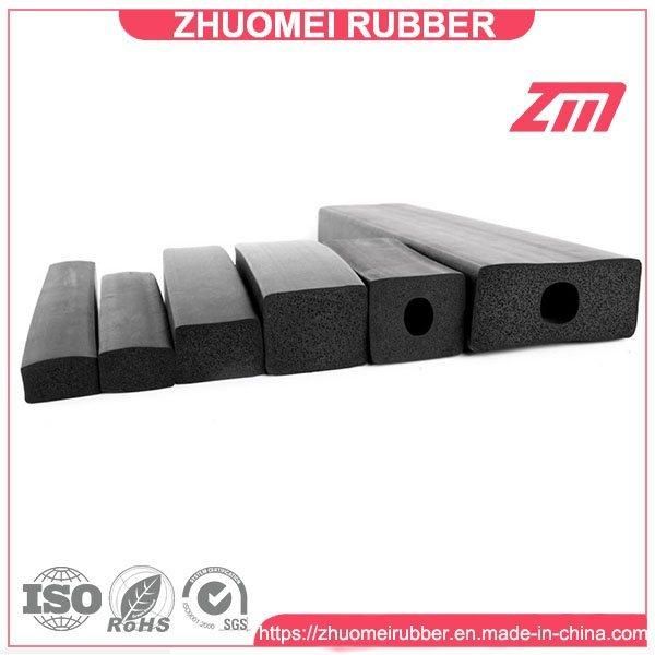 Black Sponge Rubber Seal Strip