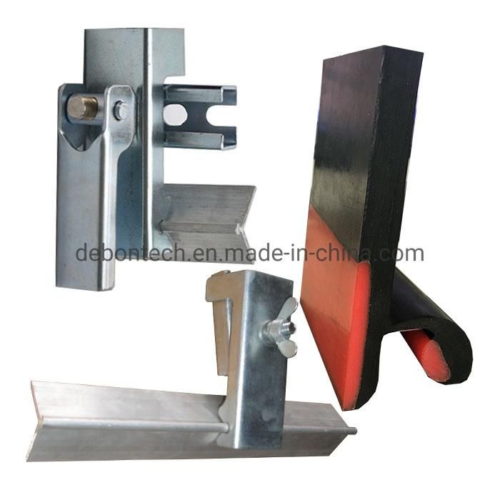 Conveyor Belt Skirt Board Dual Lipped Polyurethane Rubber Skirting