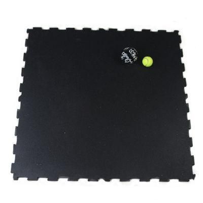 975mm*975mm*20mm Interlock Rubber Flooring Mat Square Rubber Tile