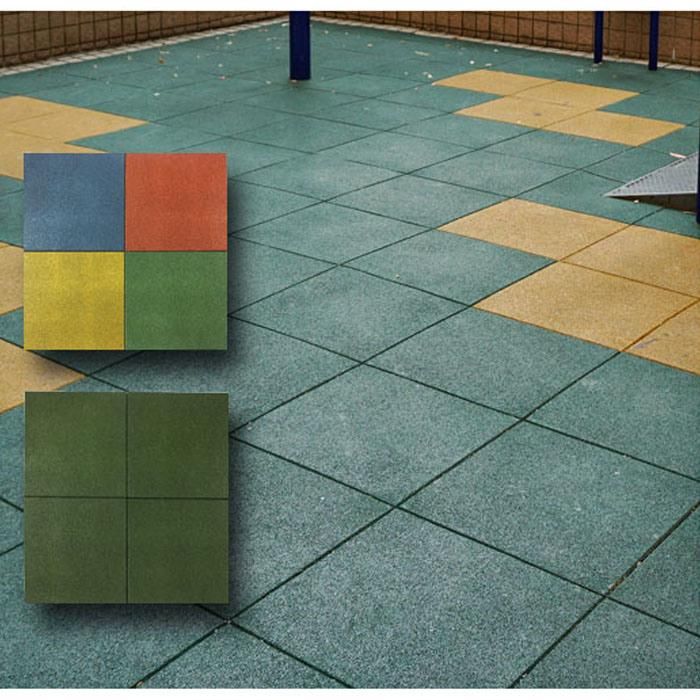 High Density EPDM Rubber Tiles Interlocking Gym Rubber Floor Mat