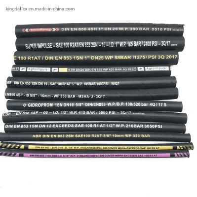 SAE 100r1at/R2at Flexible Rubber Hydraulic Hose