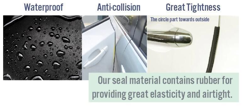 U Shaped Channel PVC Edge Trim Plastic Rubber Seal Strip with Metal Insert