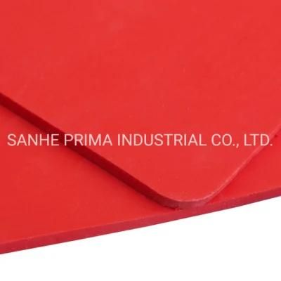 Supply Red Color Plain/Common/Normal Rubber Sheet Smooth Surface Wholesale Price
