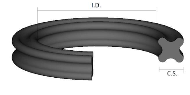 Custom Made Durable Hydraulic Seal Ring EPDM NBR X Ring /Rubber X-Ring