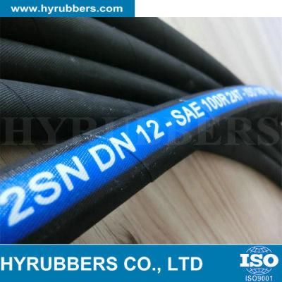 High Pressure Rubber Steel Wire Braid En857 2sn Hydraulic Hose