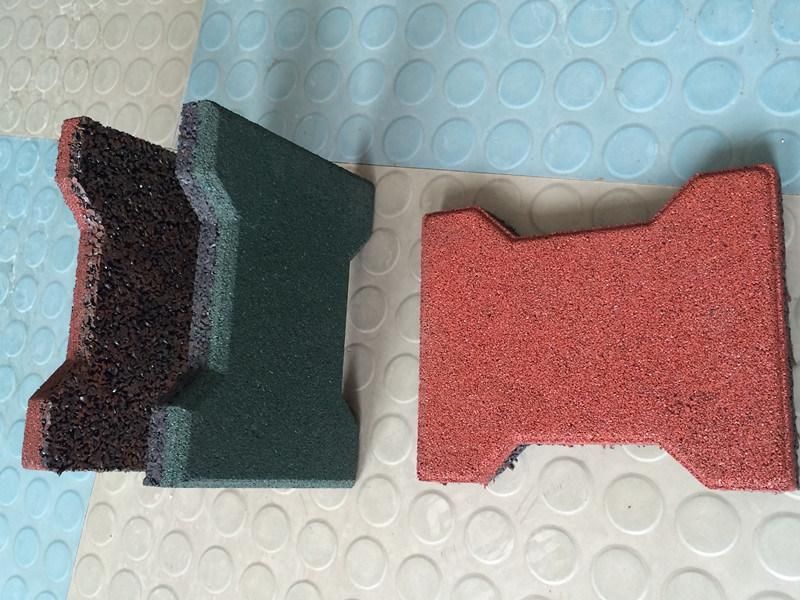 Kindergarten Rubber Mat, Interlocking Playground Rubber Mat