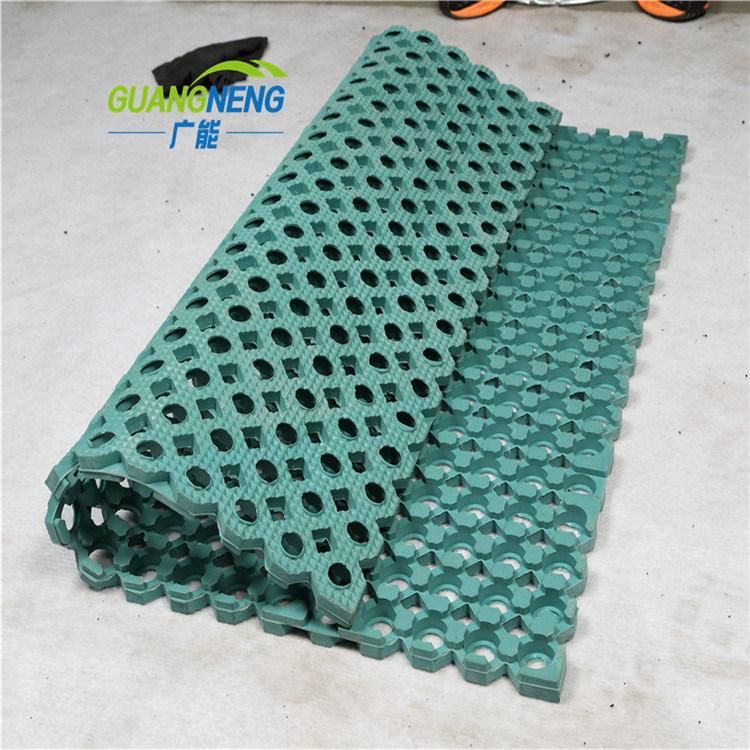 Drainage Anti-Slip Rubber Ship Deck Mats, Rubber Grass Mats
