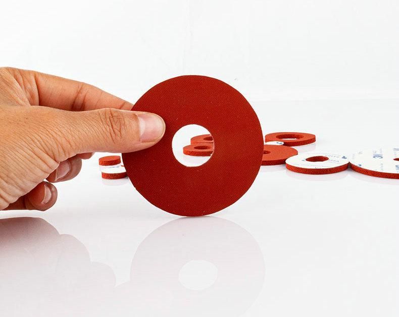 Customed Close Cell 10-40shore a Silicone Sponge Washer, Silicone Foam Gasket, Silicone Sponge Seal (3A1002)