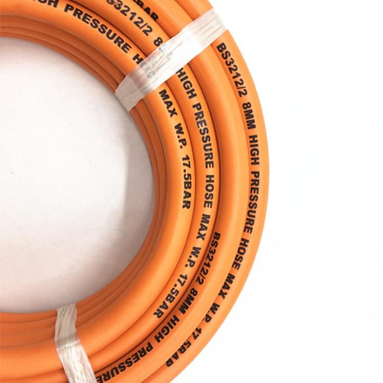 BS3212/2 Standard 5/16" Orange Color High Pressure Gas Hose