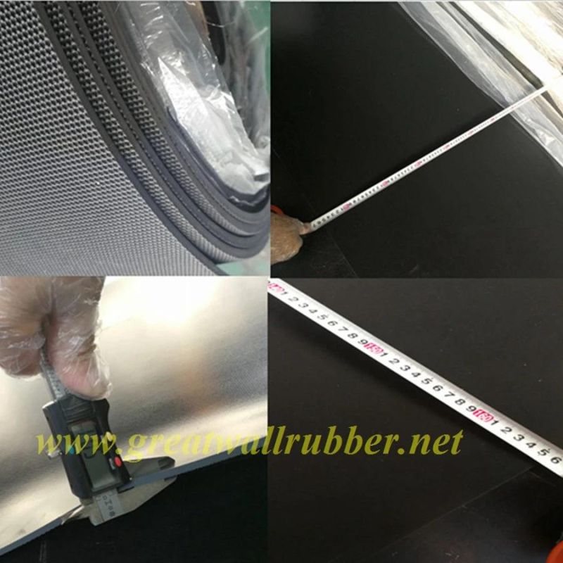 Mat Finished Neoprene SBR Nitrile EPDM Natural Rubber Sheet with Fabric Finished