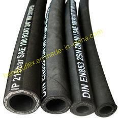 Very High Working Pressure NBR Material 3/16" ~ 2" Hydraulic Hose En 853 2sn