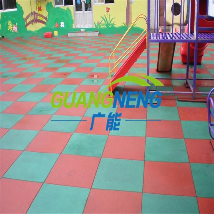 Wear Resistant Rubber Brick/Slip Resistant Outdoor Tile