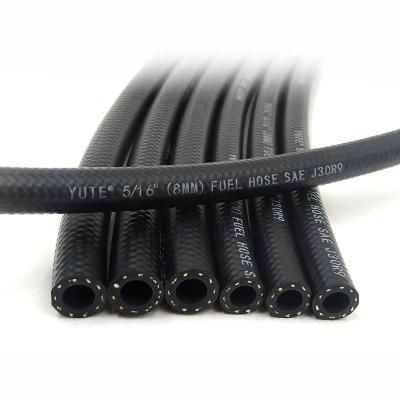 Yute SAE J30r9 High Pressure 5/16&quot; Braided Oil Fuel Hose