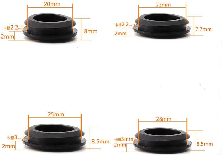 Food Grade Silicone Rubber Cap Plug for Sealing, Damper