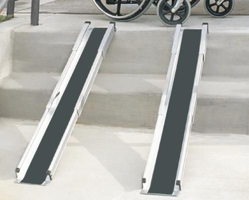 5 Ton 4 Inch Rubber Forklift Ramp Rubber Fillet Ramp 10000 Lbs Capacity