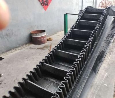 Steel Reinforced Rubber Sidewall Conveyor Belt for Power Plant