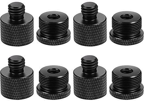 Screw Adapter Set, 1/4" Male to 3/8" Female and 3/8" Male to 1/4" Female Thread Convertor Adapter for Camera