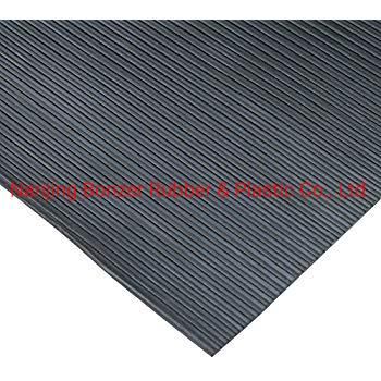 3-10 mm Fine Ribbed Rubber Mat, Anti-Slip, Insulator, Water-Proof, Anti-Slip Rubber Sheet